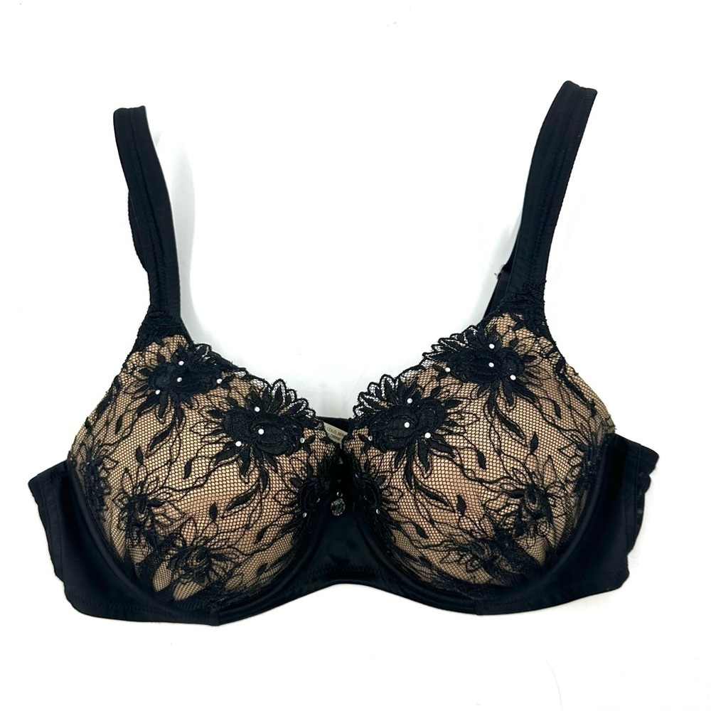 Soma Travelers Allura Jardin Bra Womens 36C Floral Lace Padded Romantic Feminine